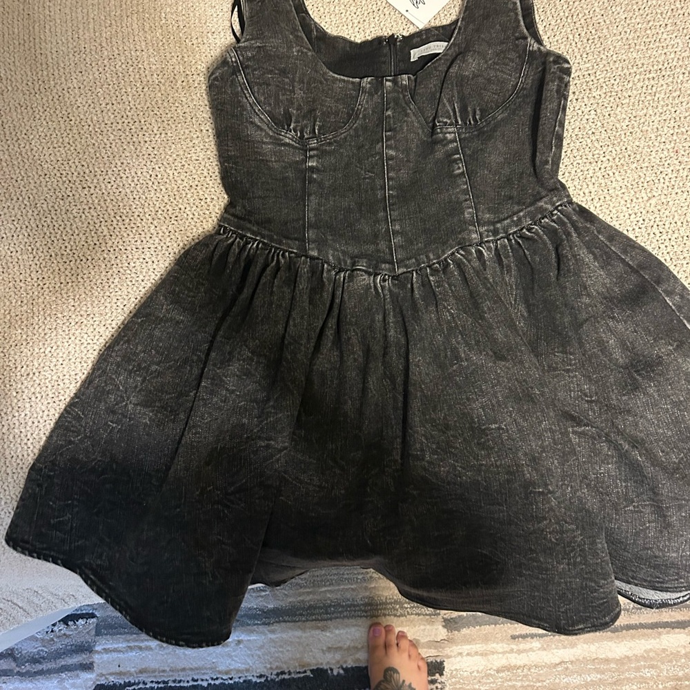 12th Tribe Charcoal womens Dress